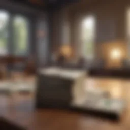 Conceptual representation of cash transactions in real estate