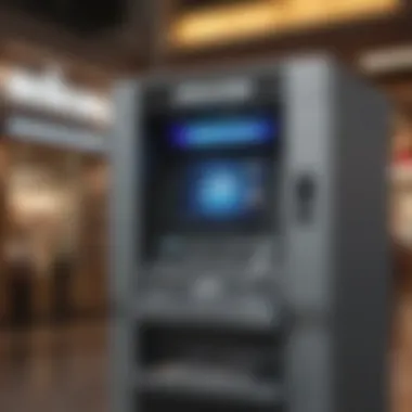 Illustration representing technological advancements in ATM systems