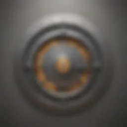 Bank Vault Door Symbolizing Checking Account Security