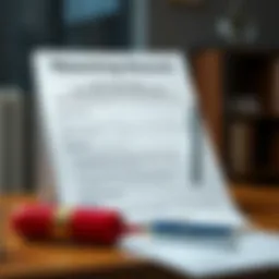 Illustration of a structured resume layout