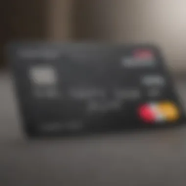 Sleek and elegant Bank of America credit card design