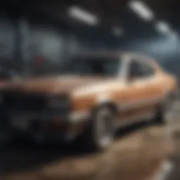 Detailed overview of salvage title car features