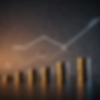 Savings Growth Graph Graph showing growth in savings over time