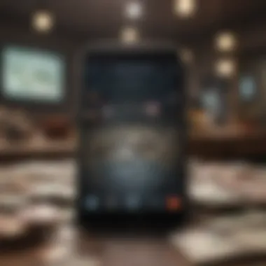 Overview of Money-Making Apps Overview of money-making apps on a smartphone