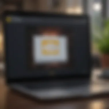 Navigating Job Search Platforms Effectively A laptop displaying a job search platform.