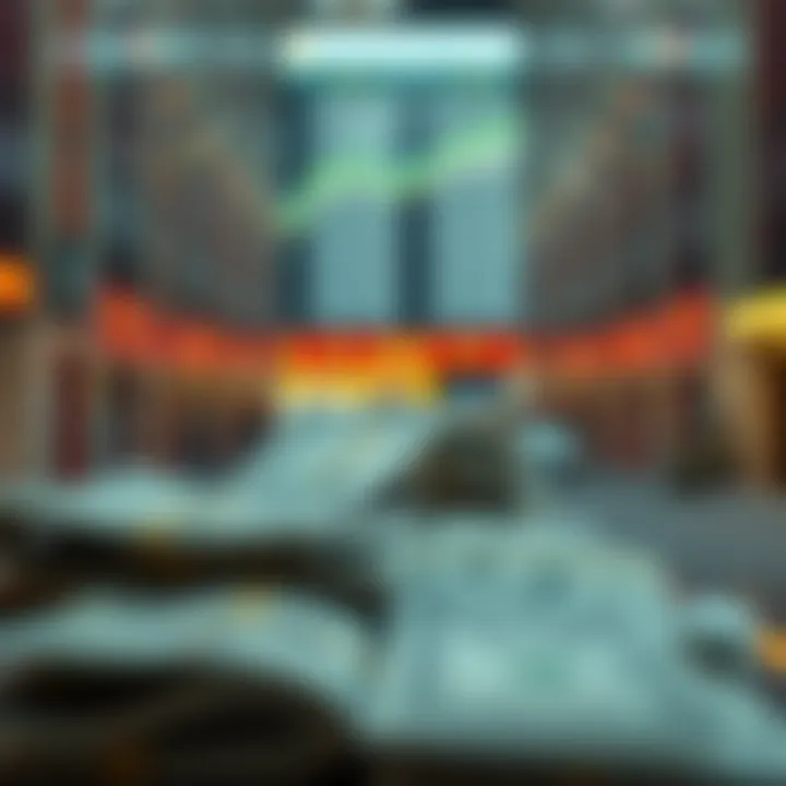 An abstract representation of risk and reward in investments