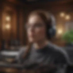 A virtual assistant managing client tasks digitally