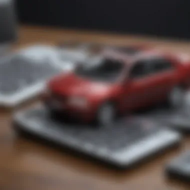 Smart Financial Decisions for Car Buyers A calculator and notebook illustrating financial planning for used car purchases