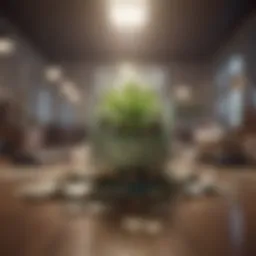 Eco-friendly donation concept