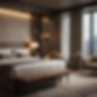 Luxurious Hotel Room Interior with Elegant Decor