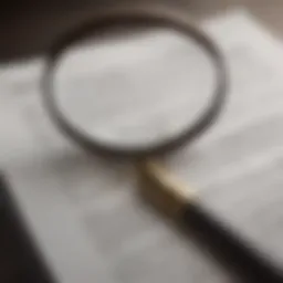 An illustration of a trust document with a magnifying glass