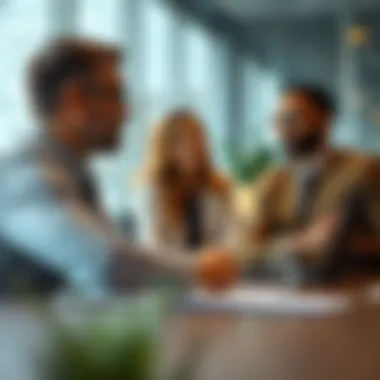 A business meeting showcasing effective communication