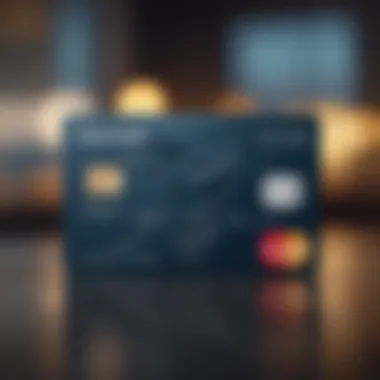 Elegant airline credit card design