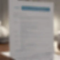 Visual representation of a resume highlighting keywords