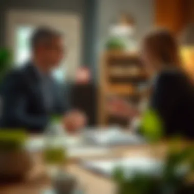 A conversation between a homeowner and an insurance agent