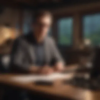 Mastering Finances: Strategic Planning for Freelancers A financial planner analyzing freelance income