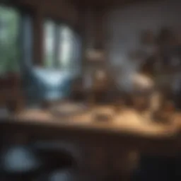 A serene workspace that encourages focus and productivity