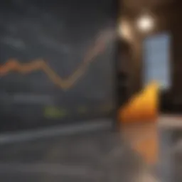 A graph illustrating mortgage rate trends over time