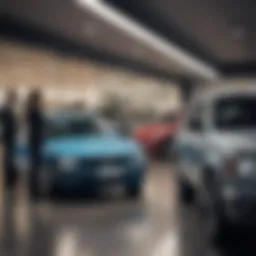 Car dealership negotiation scene