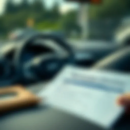 Document checklist for vehicle registration