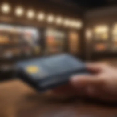 Digital wallet symbolizing secure online transactions with local shops