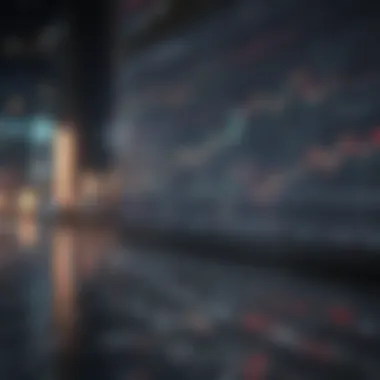 Analyzing Stock Market Trends Illustration depicting stock market graphs and charts