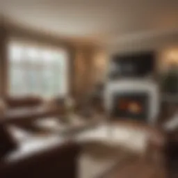 A cozy living room showcasing the warmth of home ownership