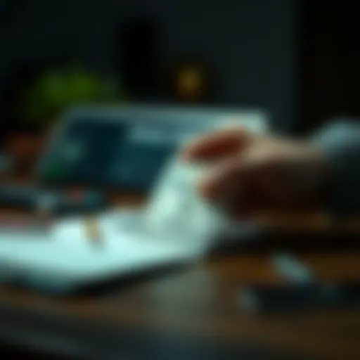 An illustration of a small loan being approved.