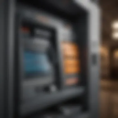 Exploring ATM Deposit Options ATM interface displaying deposit options