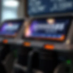 Close-up view of a denomination counter showcasing its display and functionality