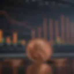 A detailed chart showing penny stock trends