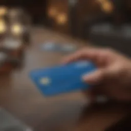 Concept of credit rebuilding with unsecured credit cards
