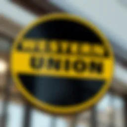 Western Union logo and branding